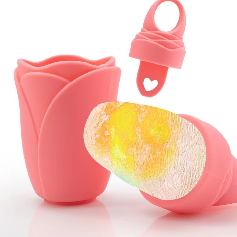 Ice Face Roller Massage Silicone Cube Ice Mold Facial Ice Roller for Face and Eye