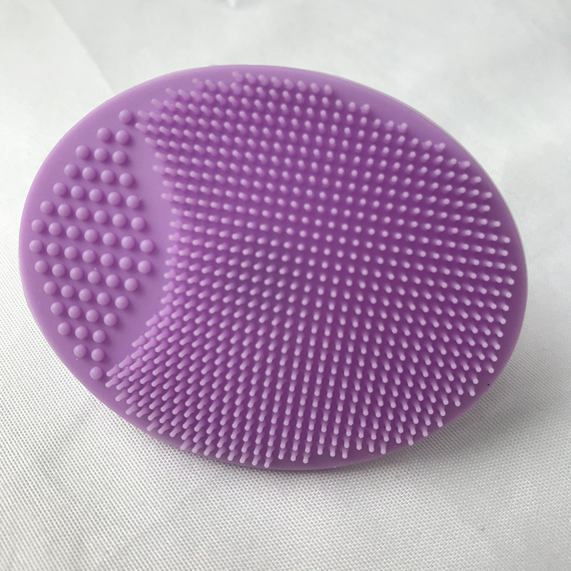 Exfoliating Silicone Scrubber Body Silicone Scrubber Hair Massage Brush Silicone for Skin Exfoliation