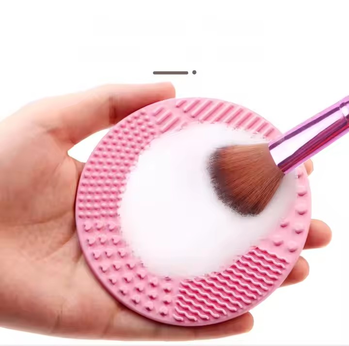 Hot Sale Custom Makeup Tools Silicone Mat Makeup Brush Cleaner
