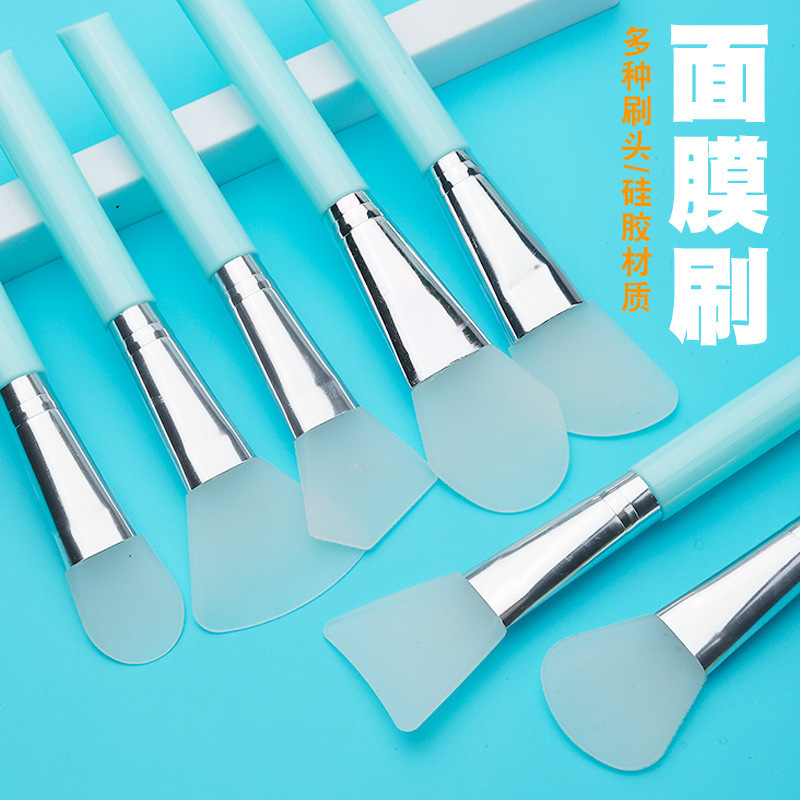 Silicone Face Mask Applicators, Flexible Facial Mud Mask Applicator Brush, Hairless Moisturizers Applicator Tools, Soft Face Mask Brushes