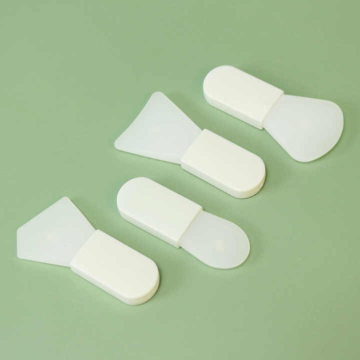 Wholesale Mini Small Soft Silicone Face Mask Brush Facial Mask Brush Silicone Brushes Short Handle Clay Mask Facemask Applicator